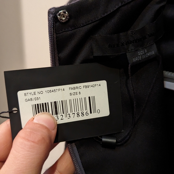 ALEXANDER WANG | GREY PAISLEY DRESS | F/W RTW 2014 RUNWAY - Picture 9 of 14